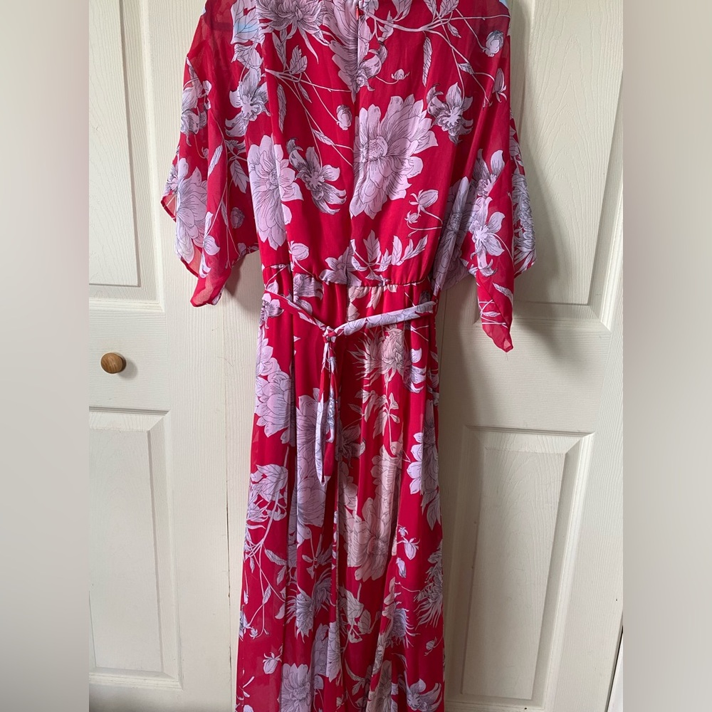 Lane Bryant Red “Hawaiian” style maxi dress - Picture 6 of 7